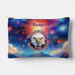 The Land Of The Free Home Brown Eagle Fireworks M Accessory Pouch