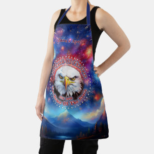 The Land Of The Free Home Brown Eagle Fireworks M Apron