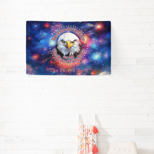 The Land Of The Free Home Brown Eagle Fireworks M Banner