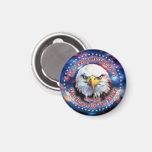 The Land Of The Free Home Brown Eagle Fireworks M Magnet