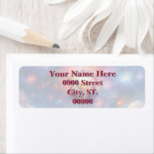 The Land Of The Free Home Brown Eagle Fireworks M Return Address Label