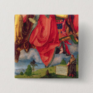 The Landauer Altarpiece, All Saints Day, 1511 2 15 Cm Square Badge