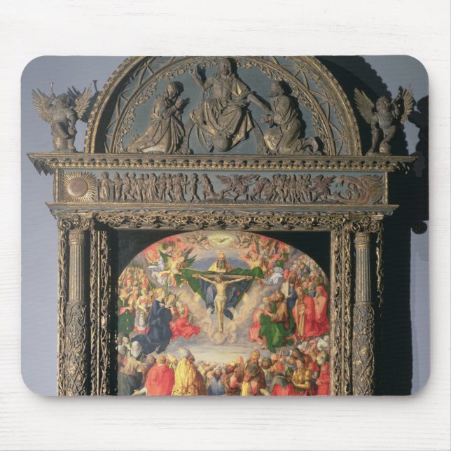 The Landauer Altarpiece, All Saints Day, 1511 Mouse Pad (Front)