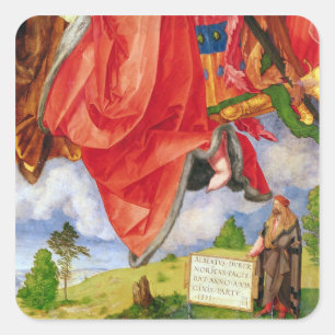 The Landauer Altarpiece, All Saints Day Square Sticker