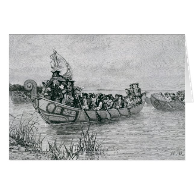 The Landing of Cadillac (Front Horizontal)