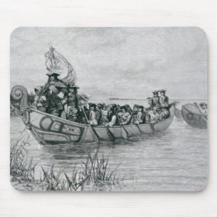 The Landing of Cadillac Mouse Pad
