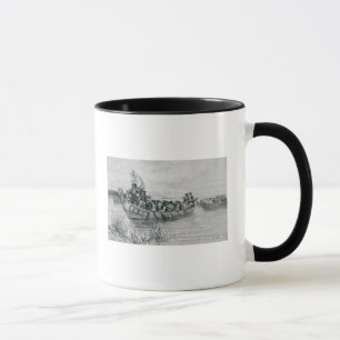 The Landing of Cadillac Mug