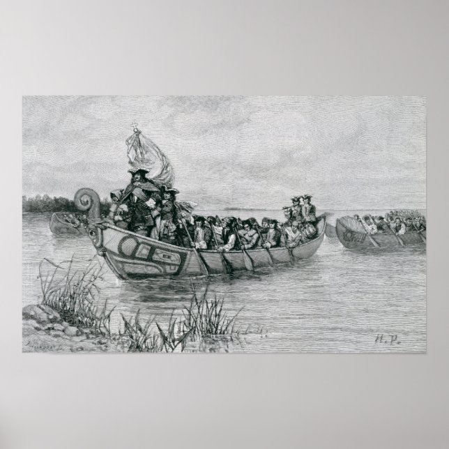 The Landing of Cadillac Poster (Front)