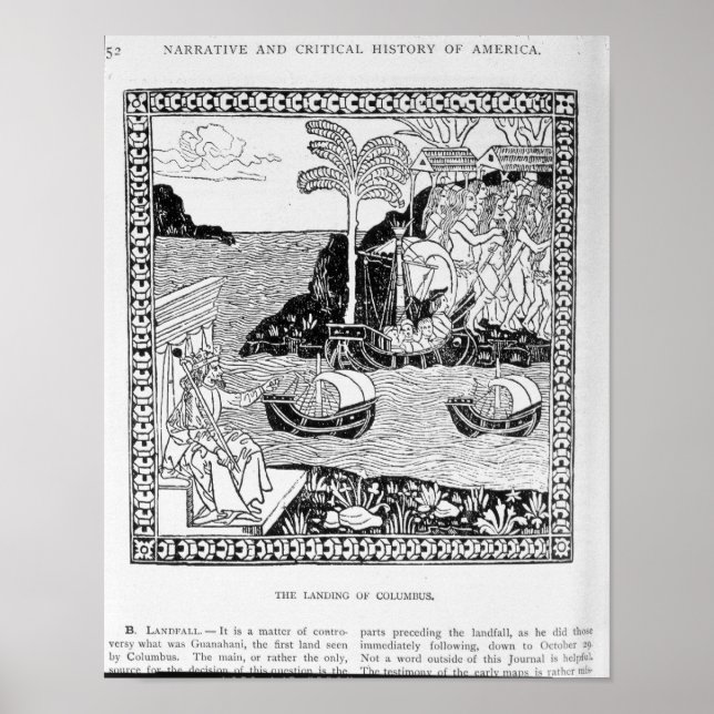 The Landing of Columbus Poster (Front)
