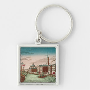 The Landing of English Troops at New York Key Ring