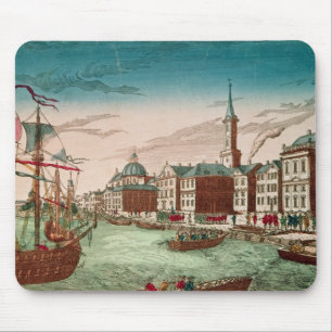 The Landing of English Troops at New York Mouse Pad