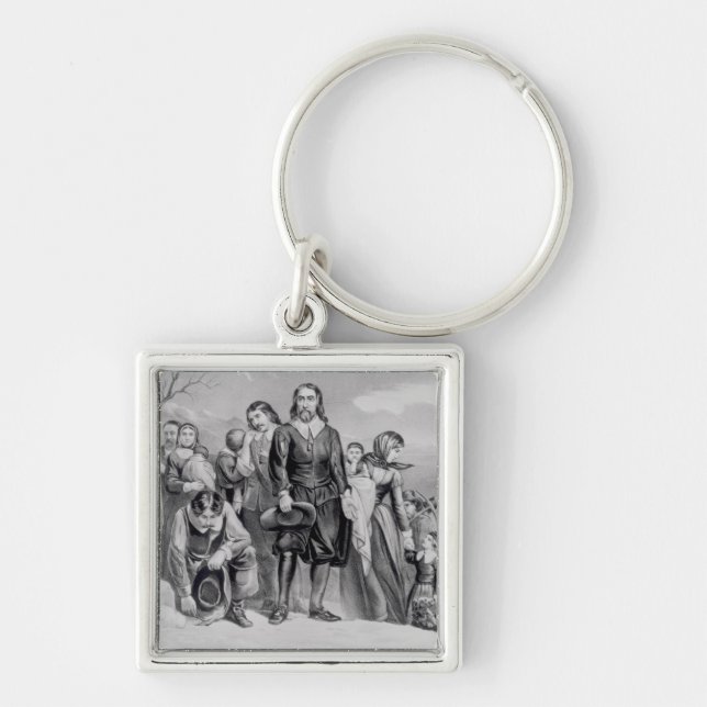 The Landing of the Pilgrims Key Ring (Front)