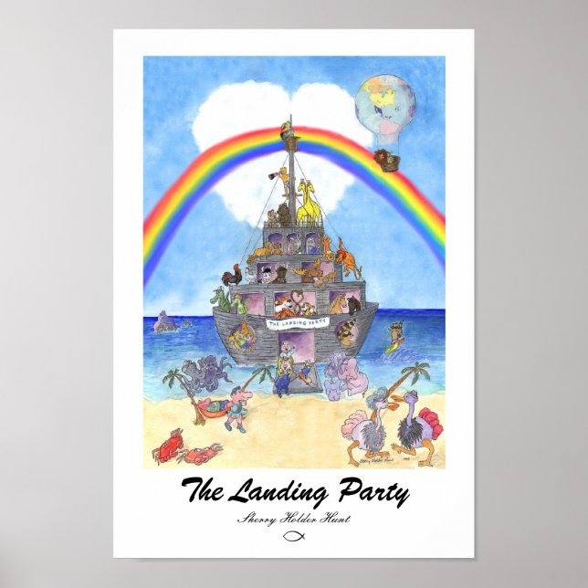 The Landing Party Print - Customized (Front)