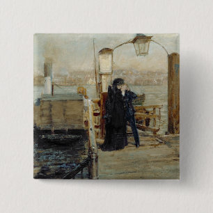 The Landing Stage 15 Cm Square Badge
