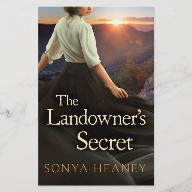 The Landowner’s Secret by Sonya Heaney Flyer (Front)