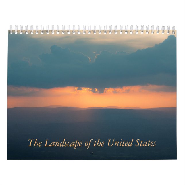 The Landscape of the United States - Wall Calendar (Cover)