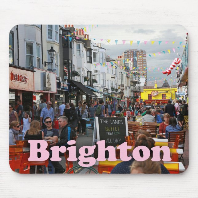 The Lanes Brighton Mouse Pad (Front)