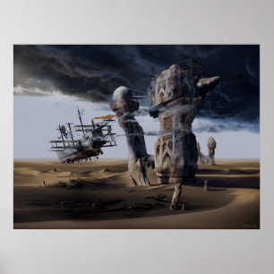 The Langoliers or Inevitable Entropy, framed print