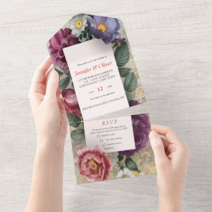 The Language of Flowers All In One Invitation
