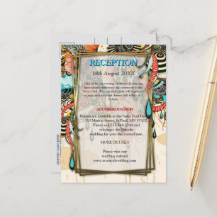 The Language of Light - Doodling Art  Announcement Postcard