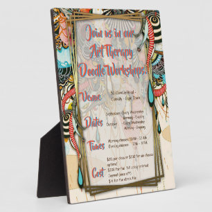 The Language of Light - Doodling Art  Plaque