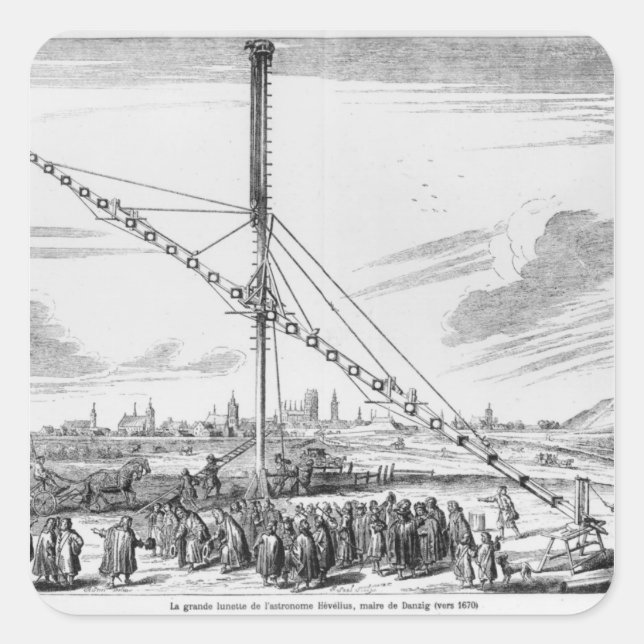 The Large Astronomical Telescope Square Sticker (Front)