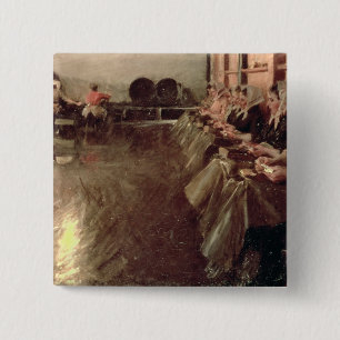 The Large Brewery, 1890 15 Cm Square Badge