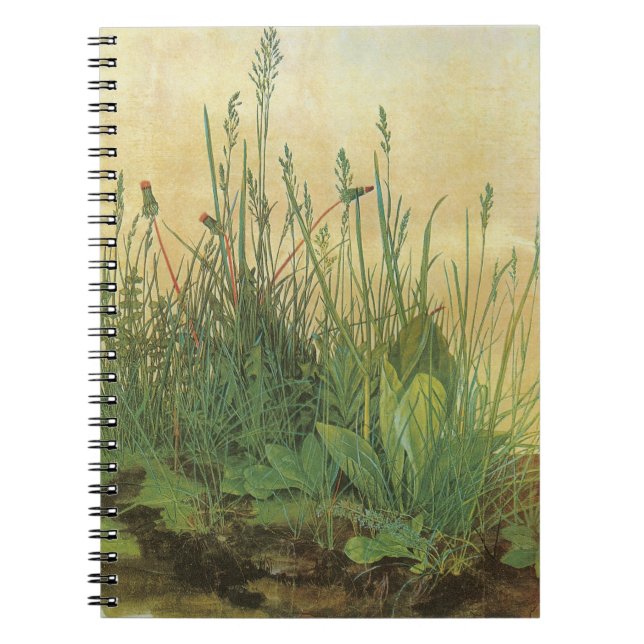 The Large (Great) Piece of Turf by Albrecht Durer Notebook (Front)