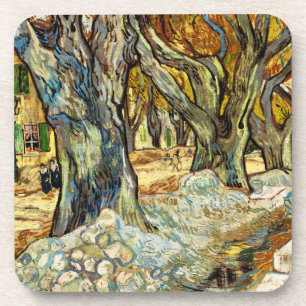 The Large Plane Trees By Vincent Van Gogh Coaster