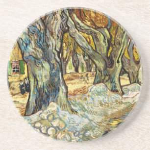 The Large Plane Trees By Vincent Van Gogh Coaster