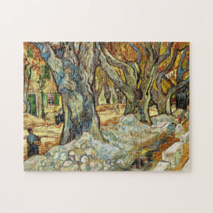 The Large Plane Trees By Vincent Van Gogh Jigsaw Puzzle