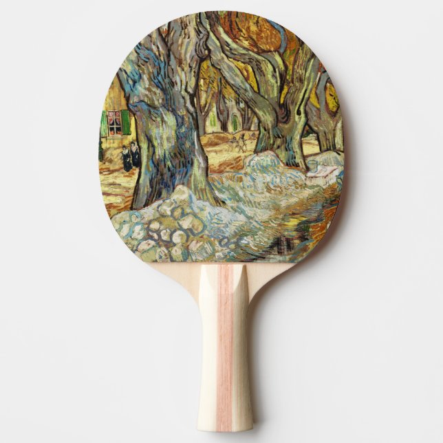 The Large Plane Trees By Vincent Van Gogh Ping Pong Paddle (Front)