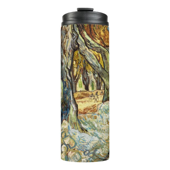 The Large Plane Trees By Vincent Van Gogh Thermal Tumbler (Front)