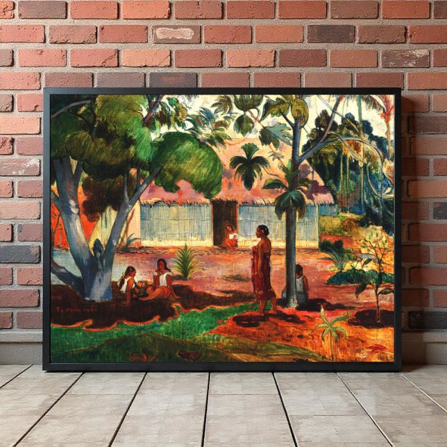 The Large Tree (1891) by Paul Gauguin Poster (Creator Uploaded)