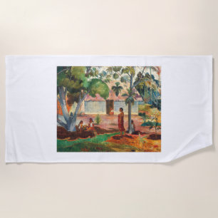 The Large Tree famous painting colourful and lovel Beach Towel