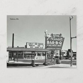 The Lariat - Yakima, WA Postcard