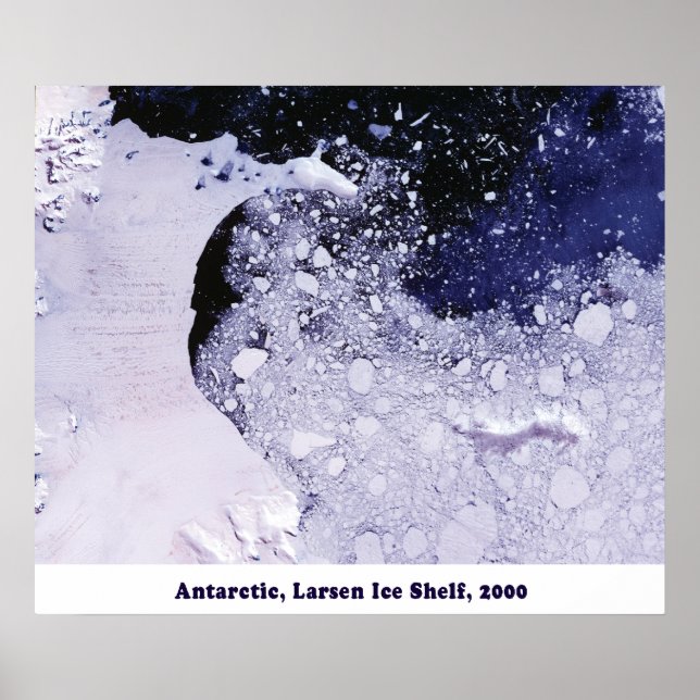 The Larsen Ice Shelf 2000 Poster (Front)