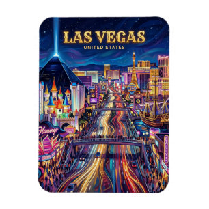 The Las Vegas Strip Nevada Magnet