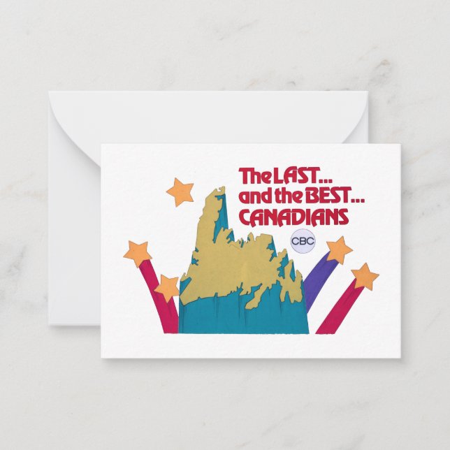 The Last and the Best Canadians Card (Front)