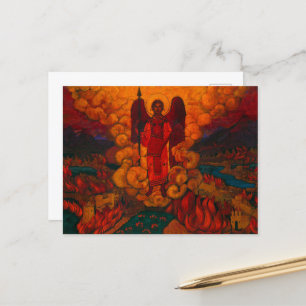 The Last Angel by Nicholas Roerich Holiday Postcard