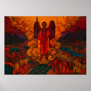 The Last Angel by Nicholas Roerich Poster