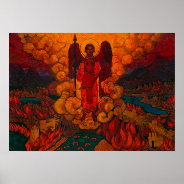 The Last Angel by Nicholas Roerich Poster (Front)