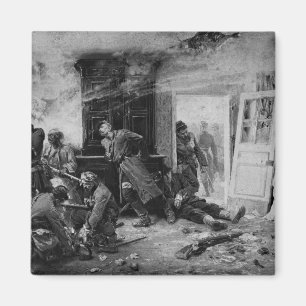 The last cartridges at Balan near Sedan, 1870 Magnet