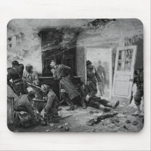 The last cartridges at Balan near Sedan, 1870 Mouse Pad