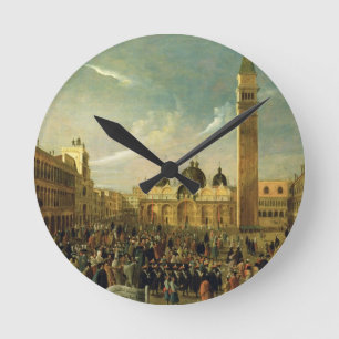 The Last Day of the Carnival, St. Mark's Square, V Round Clock