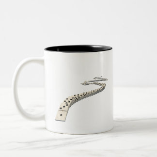 The Last Domino Falling Two-Tone Coffee Mug