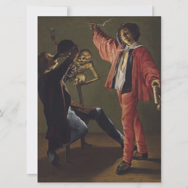 The Last Drop of Beer Before the Party Ends Card (Front)