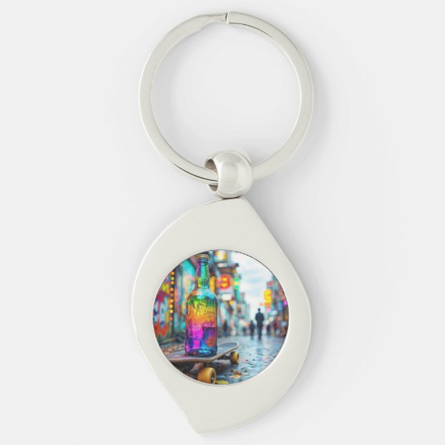 The Last Drop of Neon Key Ring (Front)