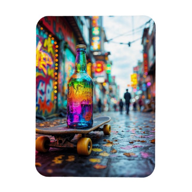 The Last Drop of Neon Magnet (Vertical)