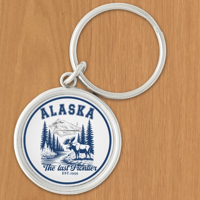 The Last Frontier Alaska Wildlife Scene Key Ring (Creator Uploaded)